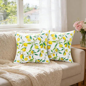 SquarePie hidden zipper outdoor pillow cover for clean, smooth appearance.