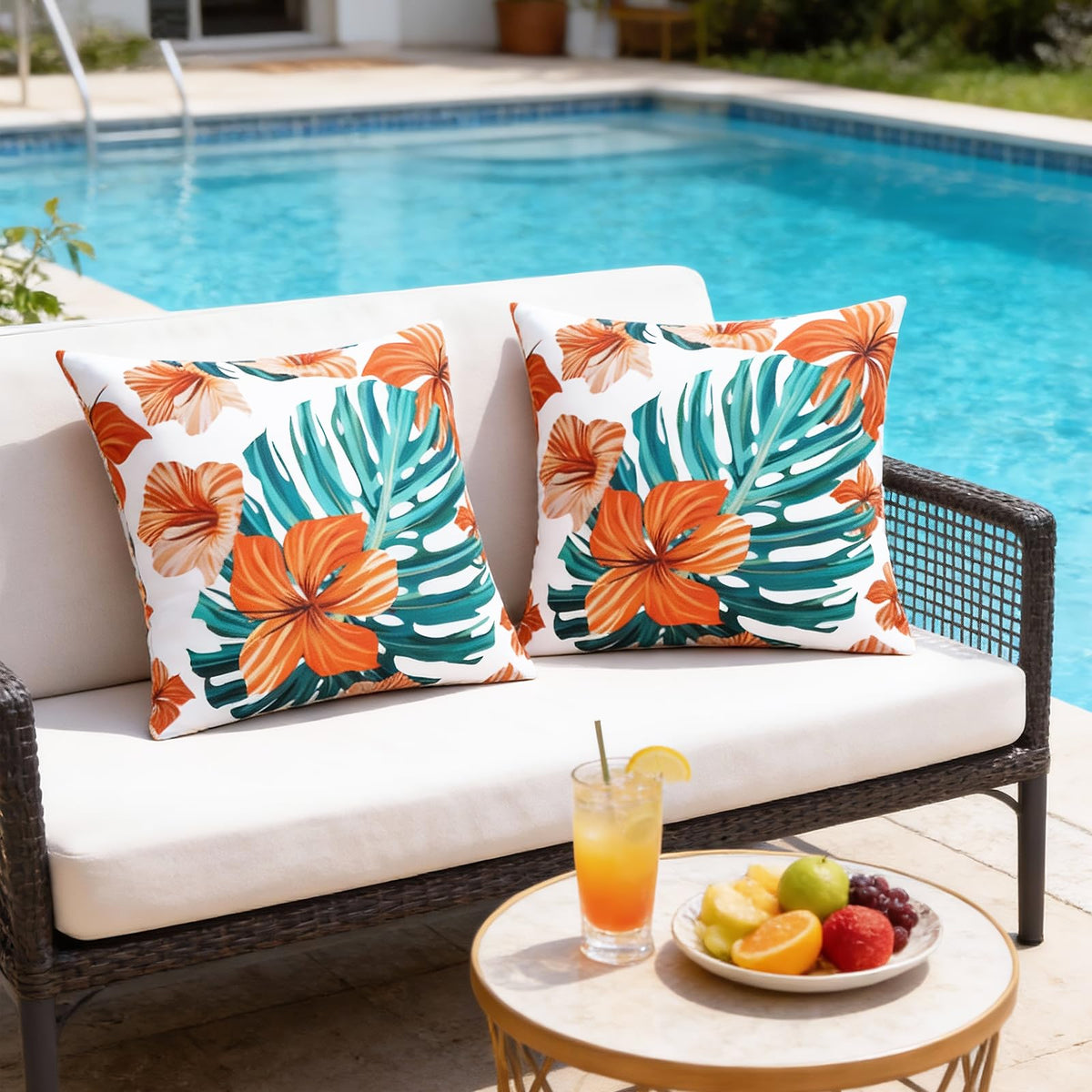 SquarePie two-pack pillow covers for quick space updates and color pops.