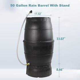 SQUEEZE master barrel with mesh lid to keep debris out and mosquitoes away