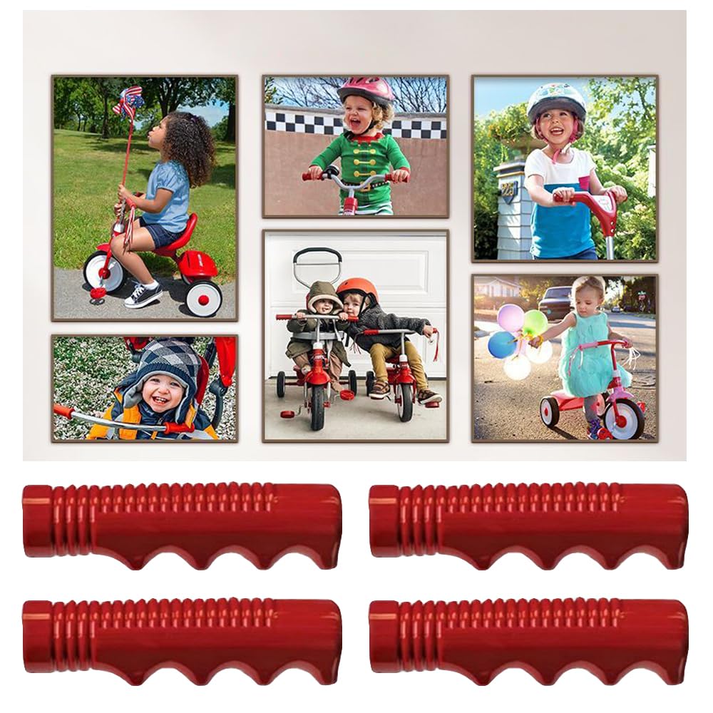 SquEqu grips compatible with Radio Flyer tricycles for easy upgrade.
