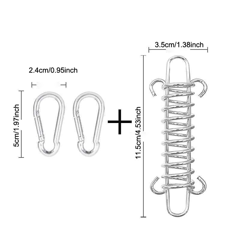 SquEqu stainless steel buckle detail highlighting robust construction for windy conditions.