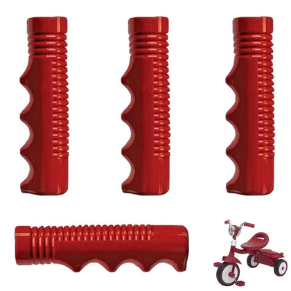 SquEqu red 4-pack tricycle grips packaging, ready to replace worn grips.