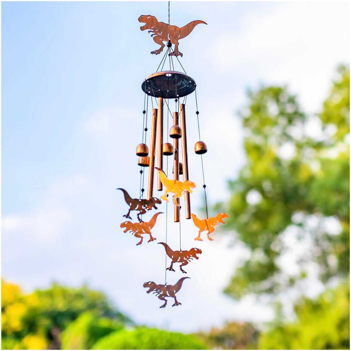 SRDJXY Dinosaur Wind Chime gift-ready packaging suitable for celebrations