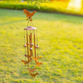 SRDJXY Dinosaur Wind Chime ideal for indoor living room breeze therapy vibes