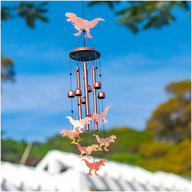 SRDJXY Dinosaur Wind Chime weatherproof design withstands sun and rain
