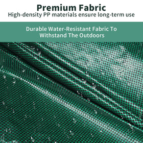 Srkmxzr durable woven polypropylene bags resist tears and water for outdoor cleanup.