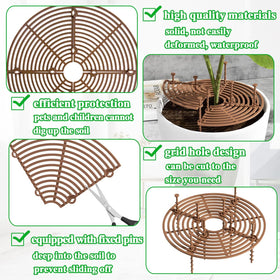 Srmayyi ABS plastic digging stopper highlights durability and longevity.