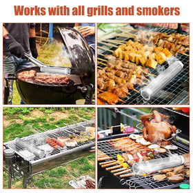 SROKIO 304 stainless steel smoker tube resists rust and heat