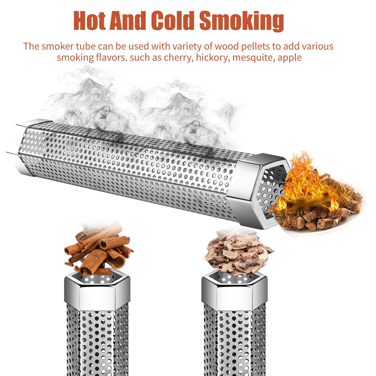SROKIO tube in action during hot smoking session
