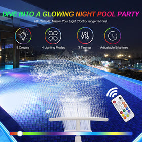SRQYZM dual-layer fountain delivers larger spray arcs for a lively water display.