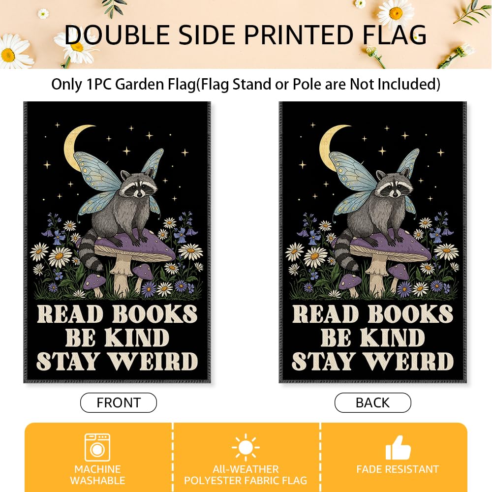 SRWNFOS garden flag resists UV and weather for year-round charm.