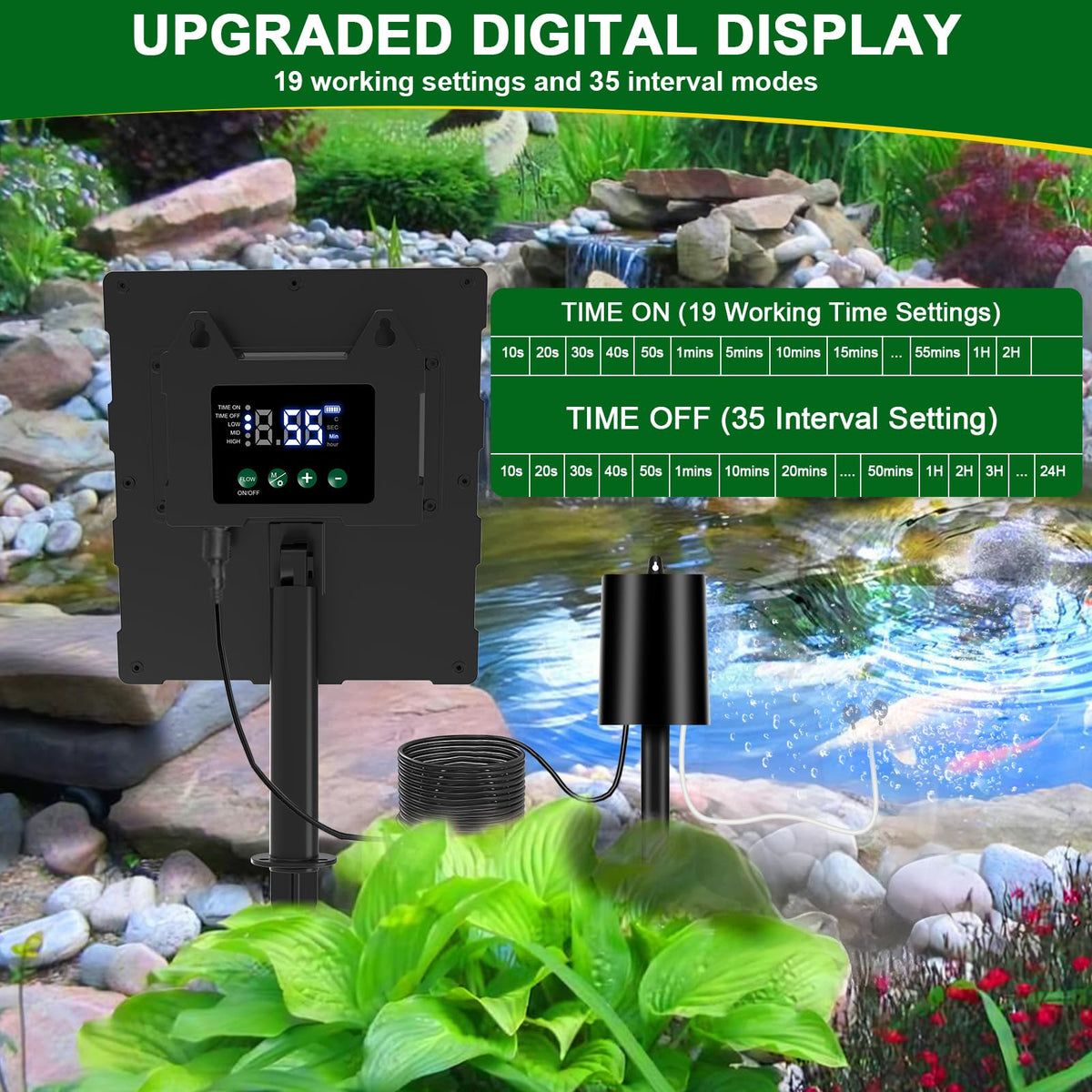 Srygery independent air pump enables safe, wire-free outdoor operation.