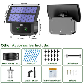 Srygery IP65 materials resist rain and sun exposure