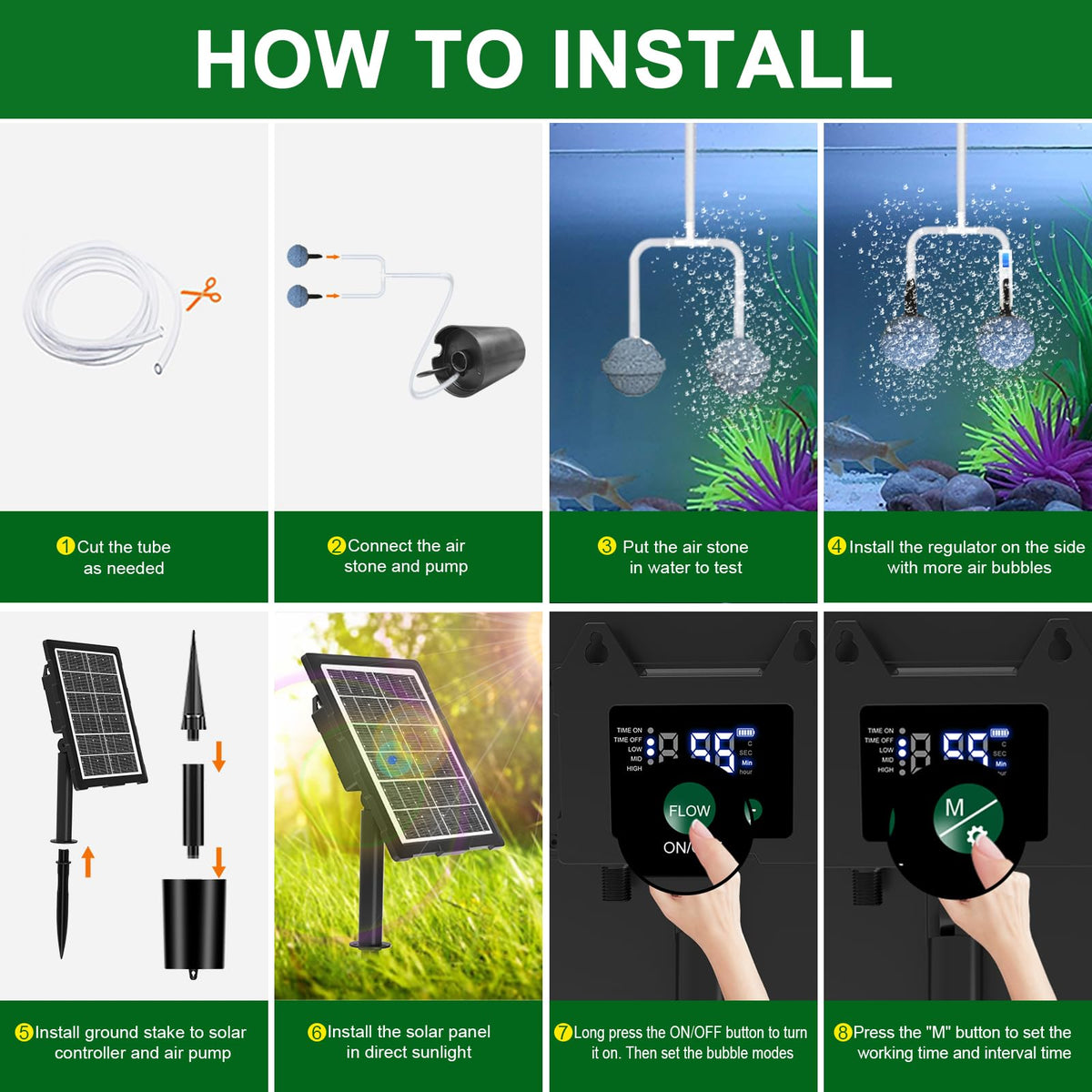 Srygery portable installation supports ground insert or wall mount for placement flexibility.