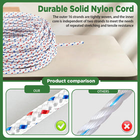 SSFOLPFEE 5mm thick rope highlighted for rugged, durable starts.