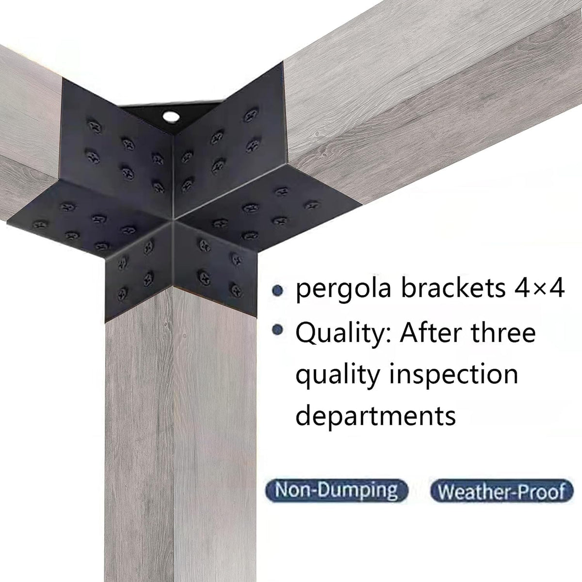 SSKFerier pergola bracket kit 4x4 extension for elevated wood stands