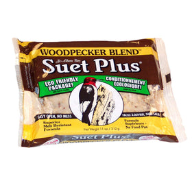 ST. ALBANS BAY SUET PLUS woodpecker blend close-up texture reveals dense, melt-resistant formula.