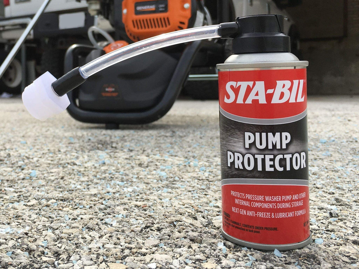 STA-BIL Pump Protector bottle notes a two-year shelf life after opening.