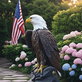 STABYLIS eagle statue for entryways adds bold, patriotic decor