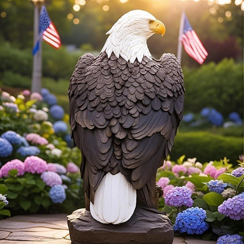 STABYLIS patriotic eagle sculpture for homes, offices, or memorial displays