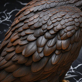 STABYLIS weather-resistant resin eagle statue resists rain and sun
