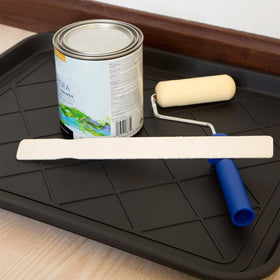 Stalwart boot tray accommodates multiple pairs at the doorway
