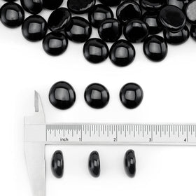 Stanbroil 10 lb fire glass beads in onyx black ideal for gas settings