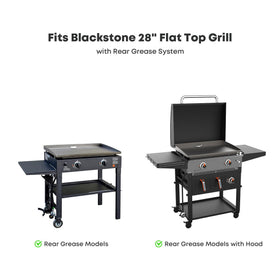 Stanbroil 28-inch flat top griddle large cooking area for family meals.