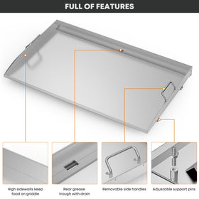 Stanbroil 36-inch griddle with 742 sq in cooking area for family meals