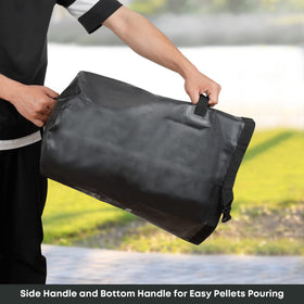 Stanbroil 500D rip-stop polyester fabric close-up highlights durability.