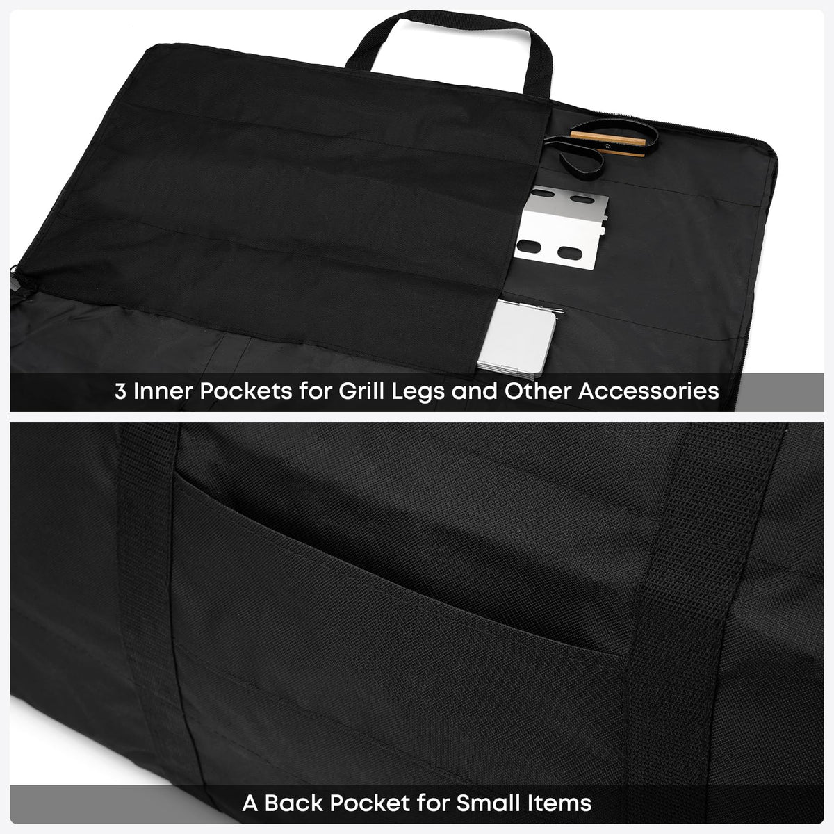 Durable zipper closure on Stanbroil carry bag resists snagging