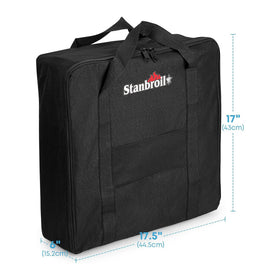 Durable zipper on Stanbroil bag supports easy, secure closure.
