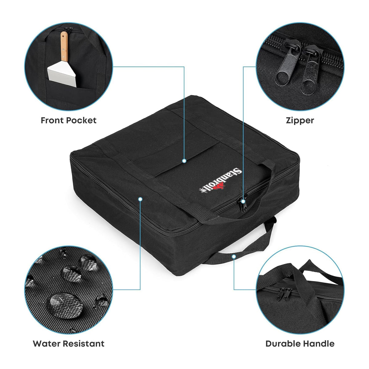 UV-treated exterior on Stanbroil bag resists sun damage for outdoor use.