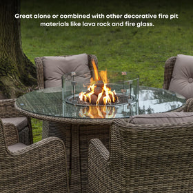 Stanbroil 15-pack ceramic balls in black for versatile fire media