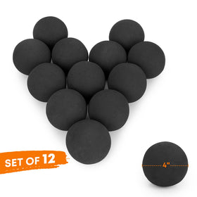 Stanbroil ceramic balls in fire bowl setup enhance flame performance and balance gas