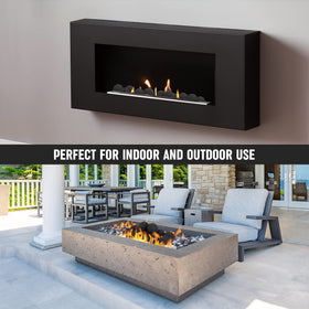 Stanbroil 4” ceramic stones in outdoor decor application for pits