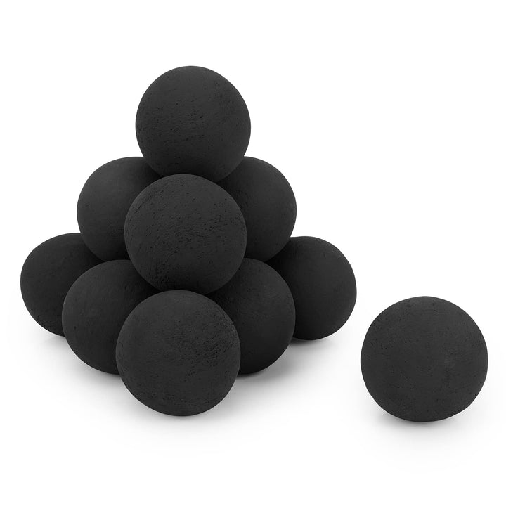 Stanbroil 4” ceramic balls for pit setup provide even heat distribution and cleaner burn