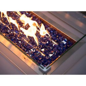 Stanbroil fire glass replaces lava rocks or logs with consistent color