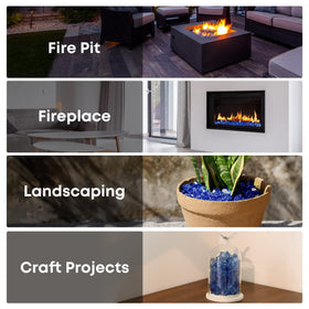 Stanbroil tempered fire glass maintains color under high heat