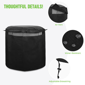 Stanbroil cover material: Oxford fabric with PVC lining for durability.