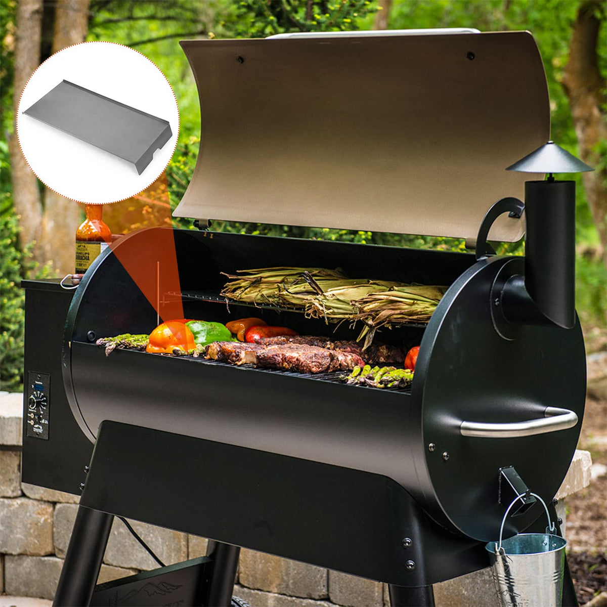 Stanbroil heat diffuser reduces flare-ups by deflecting heat from flames