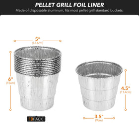 Stanbroil durable galvanized steel grease bucket resists rust for outdoor use