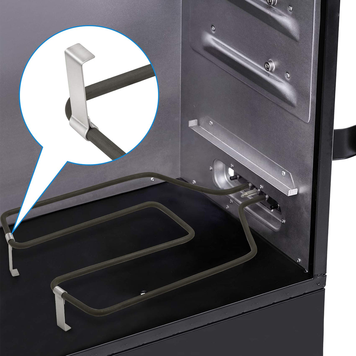 Stanbroil durable metal heating element built to last during cooks.