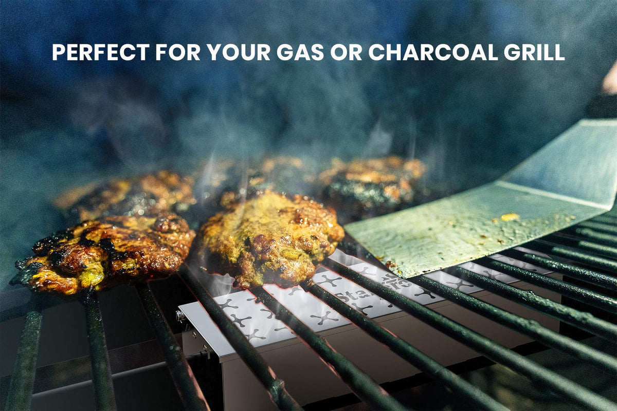 Stanbroil durable stainless steel smoker box designed for outdoor grilling.