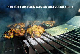 Stanbroil durable stainless steel smoker box designed for outdoor grilling.