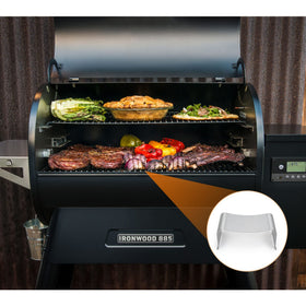 Stanbroil diffuser blocks direct flames while letting heat through for safer cooking