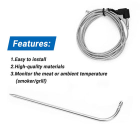 Stanbroil easy-clean probe tip cleans under tap after use.