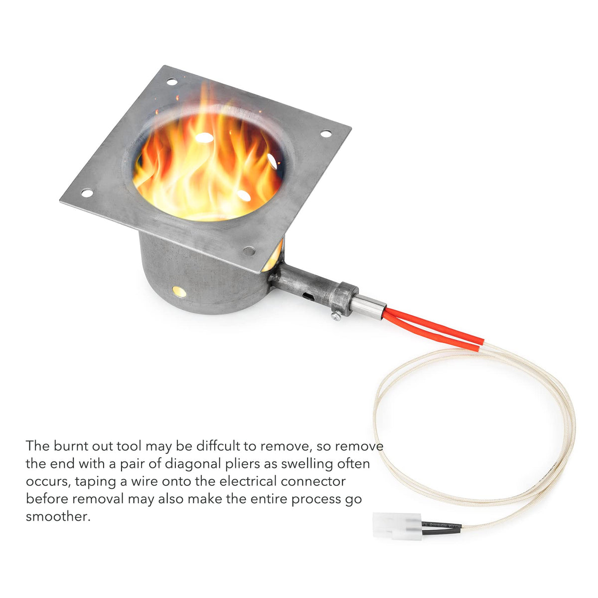 Stanbroil burn pot is easy to assemble with common tools.
