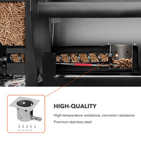 Stanbroil burn pot includes screws for quick setup with your grill.