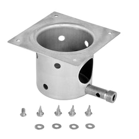 Stanbroil burn pot fits Traeger and Pit Boss grills for efficient heat management.